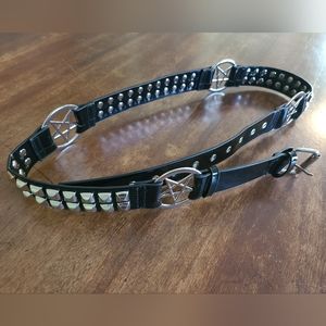 Killstar Pentagram Studded Belt 38-48 inches